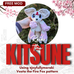 Create Your Own Reiko the Kitsune with This Free Crochet Pattern