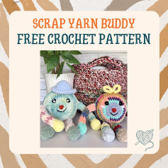 Create Your Own Scrap Yarn Buddy with This Free Crochet Pattern