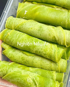 Crepe Lá Dứa Nhân Dừa Thơm Ngon