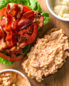 Crispy Bacon & Creamy Pimento Cheese Delight