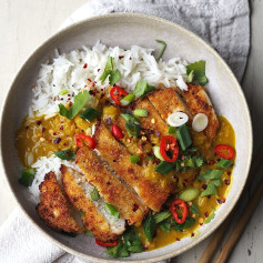 Crispy Chicken Katsu with Zesty Curry Sauce