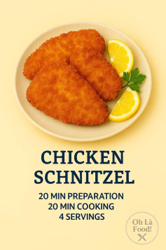Crispy Chicken Schnitzel Delight