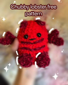 Crochet a Cute Chubby Lobster with This Free Pattern
