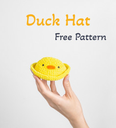 Crochet a Cute Duck Hat with This Free Pattern