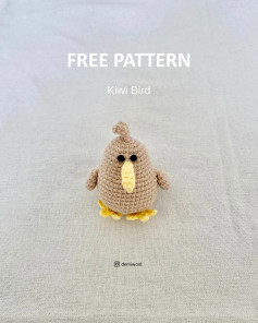 Crochet a Cute Kiwi Bird with This Free Pattern