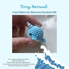 Crochet a Cute Tiny Narwhal with This Free Pattern