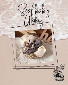 Crochet Baby Seals in a Cozy Basket Pattern