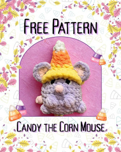 Crochet Candy Corn Mouse Pattern - Free and Adorable Design
