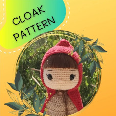 Crochet Cloak Pattern for Cute Doll Outfit