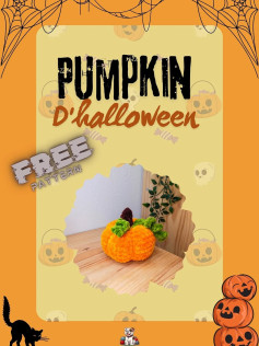 Crochet Halloween Pumpkin Free Pattern for Beginners