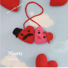 Crochet Heart Couple Pattern - Cute and Easy DIY Project