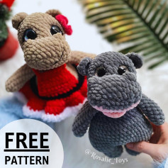 Crochet Hippo Pattern: Cute and Easy Amigurumi Toy Tutorial