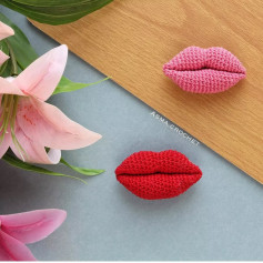 Crochet Lip Pattern: Create Charming Amigurumi Lip Designs