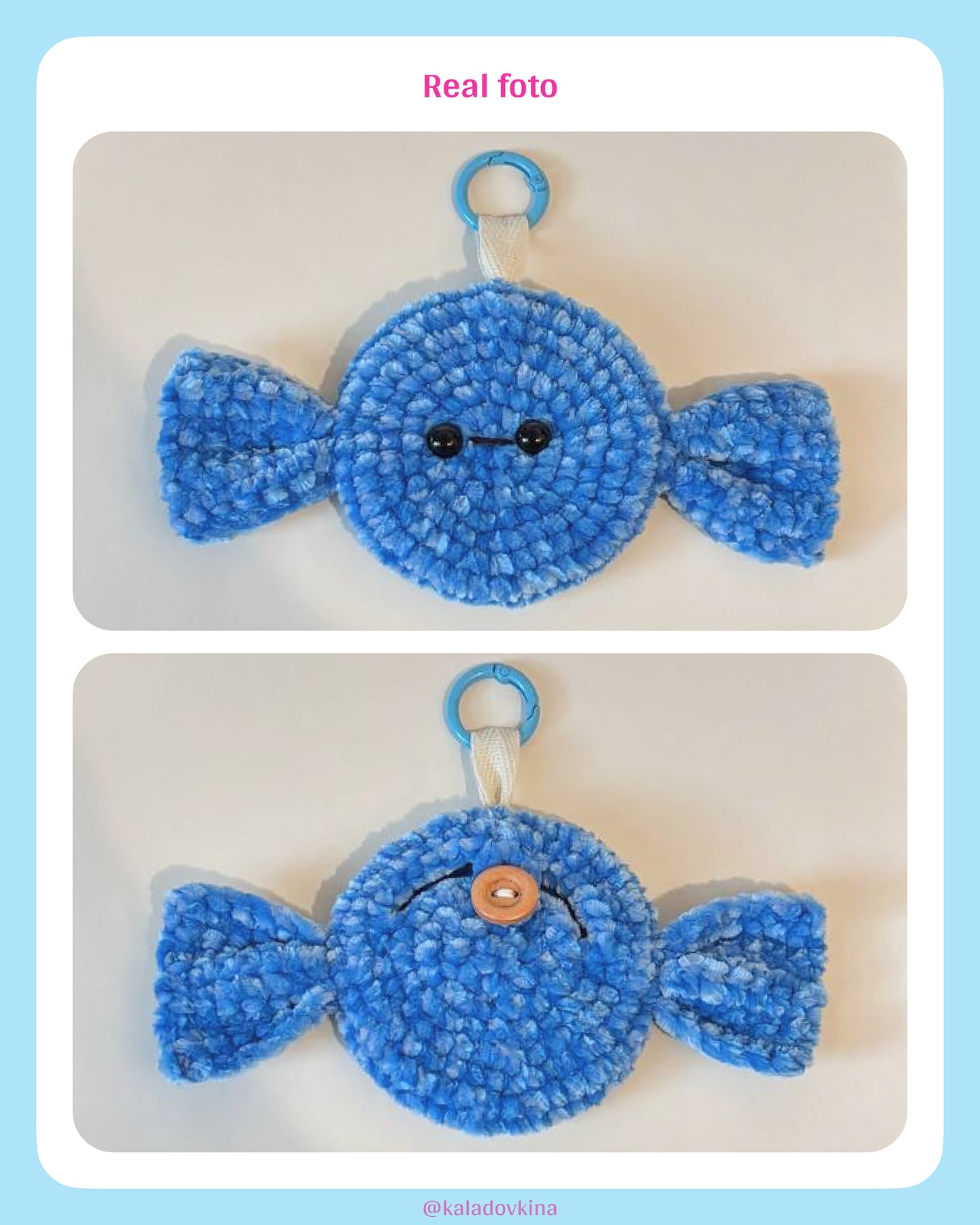 Crochet Panda Huggy Pouch Pattern for Beginners