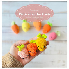 Crochet Pattern for Adorable Mini Carrots by Fran