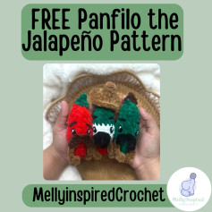 Crochet Pattern for Cute Jalapeño Amigurumi Set