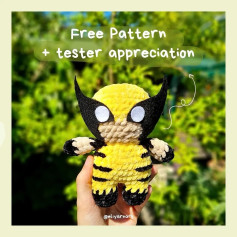 Crochet Superhero Plushie Pattern for Amigurumi Enthusiasts