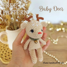 Crochet Your Own Adorable Baby Deer with This Free Pattern