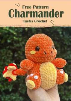 Crochet Your Own Adorable Charmander with This Free Pattern