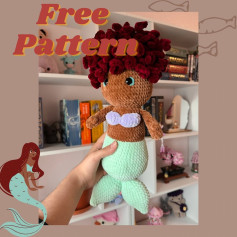 Crochet Your Own Adorable Mermaid Doll with Free Pattern
