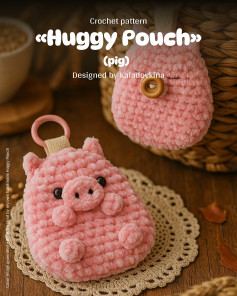 Crochet Your Own Adorable Piggy Pouch with This Easy Pattern