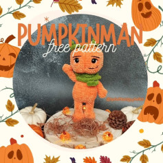 Crochet Your Own Adorable Pumpkinman with Free Pattern