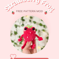 Crochet Your Own Adorable Strawberry Frog Plushie Pattern