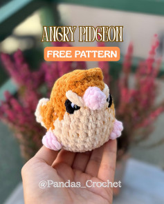 Crochet Your Own Angry Pidgeon with This Free Pattern