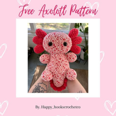 Crochet Your Own Cute Axolotl with This Free Pattern