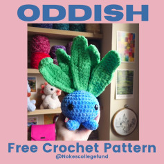 Crochet Your Own Oddish with This Free Pattern Guide