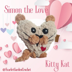 Crochet Your Own Simon the Love Kitty Kat Today!