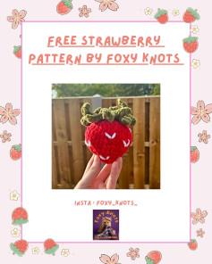 Crochet Your Own Strawberry with This Free Pattern