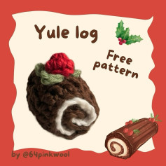 Crochet Yule Log Pattern - Festive Holiday Decoration Tutorial