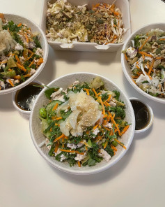 Crunchy Kale and Chicken Sesame Salad Delight