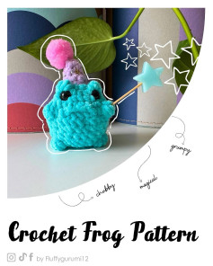 Cute and Magical Crochet Frog Pattern for Beginners