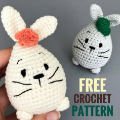 Cute Bunny Amigurumi Crochet Pattern for Beginners