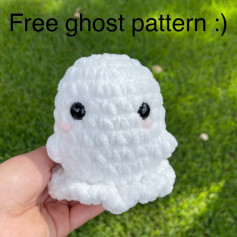 Cute Crochet Ghost Pattern for Beginners: Free and Easy