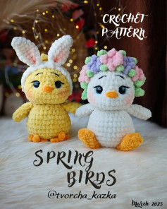 Cute Crochet Patterns for Springtime Birds
