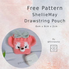 Cute Crochet ShellieMay Pouch Pattern for Beginners