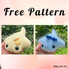 Cute Crochet Stingray Pattern: DIY Your Own Plush Toy