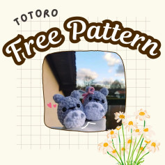 Cute Totoro Crochet Pattern for Beginners - Free Tutorial Available