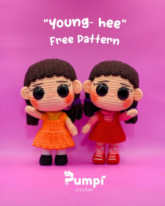 Cute Young-hee Crochet Pattern for Amigurumi Lovers