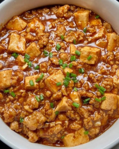 Đậu Hũ Xốt Thịt Băm Đậm Đà Hương Vị