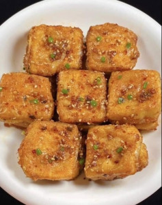 Đậu Khuôn Chiên Giòn Xào Sả Thơm Lừng