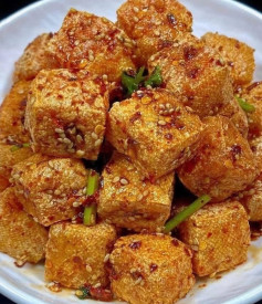 Đậu Phụ Giòn Cay Xóc Vừng Thơm Lừng