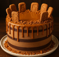 Decadent Chocolate Biscoff Drip Delight