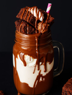 Decadent Chocolate Brownie Delight Sundae