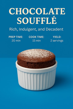 Decadent Chocolate Dream Soufflé Delight