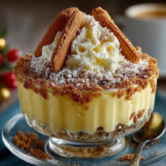 Delícia Cremosa de Brigadeiro Branco com Toque de Leite Ninho