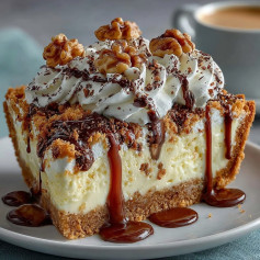 Delícia Cremosa de Chocolate Branco e Nozes